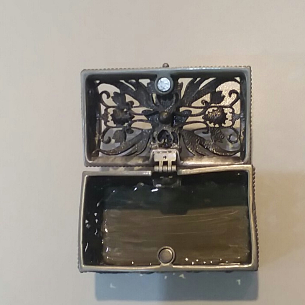 Beautiful Gemstone Hamsa Jewelry Box